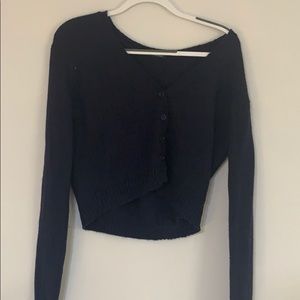 brandy melville billie sweater in navy